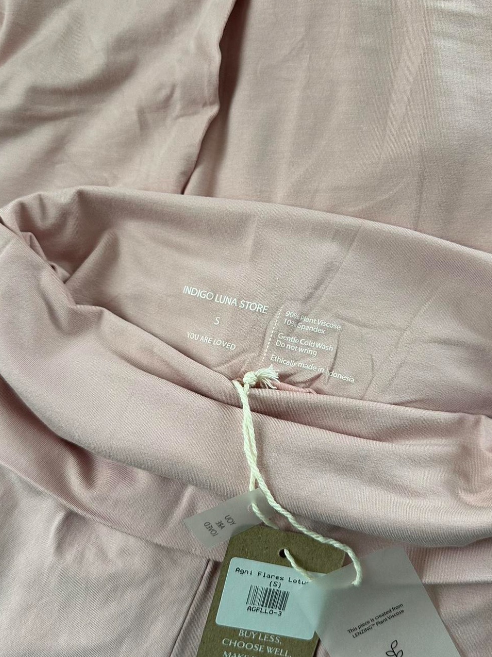 Indigo Luna Store Women's Blush Pink Leggings - S